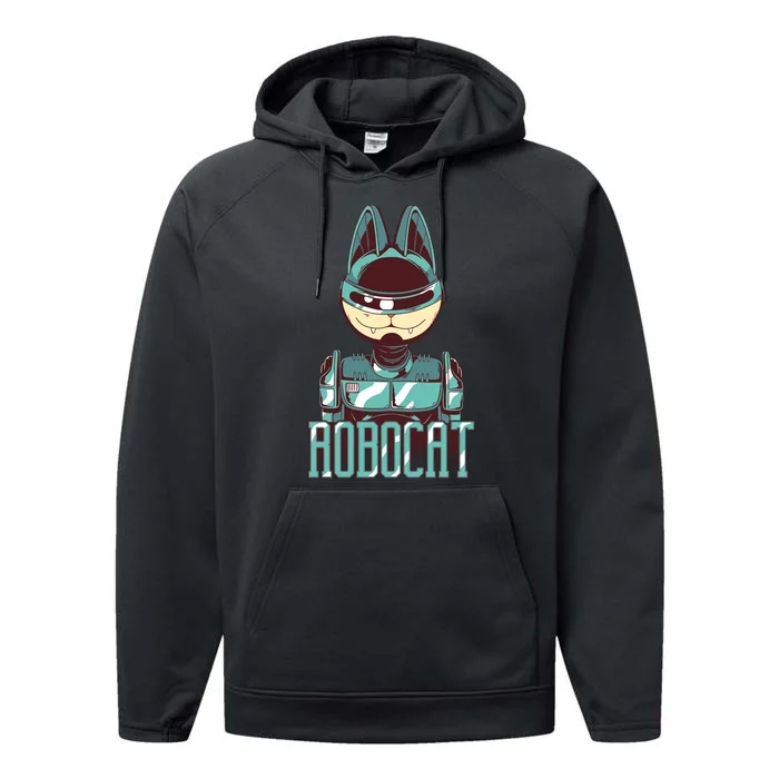 Robocat Performance Fleece Hoodie