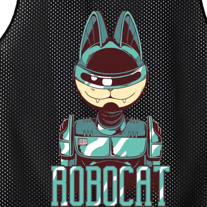 Robocat Mesh Reversible Basketball Jersey Tank