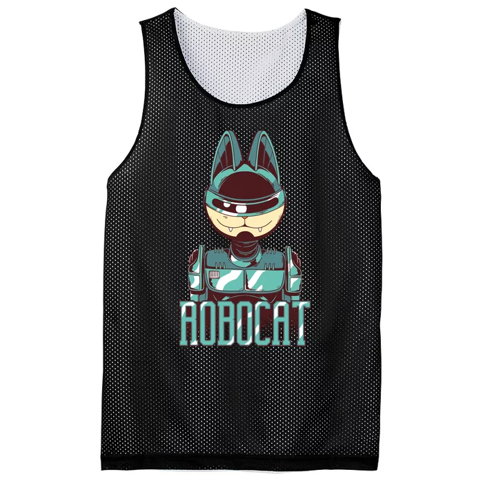 Robocat Mesh Reversible Basketball Jersey Tank