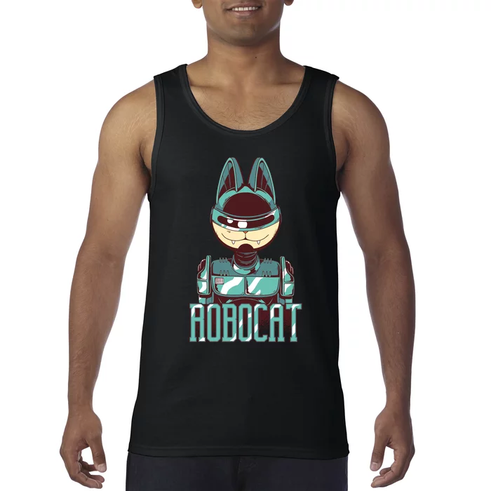 Robocat Tank Top