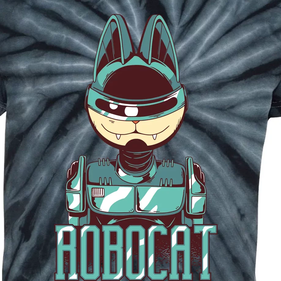 Robocat Kids Tie-Dye T-Shirt