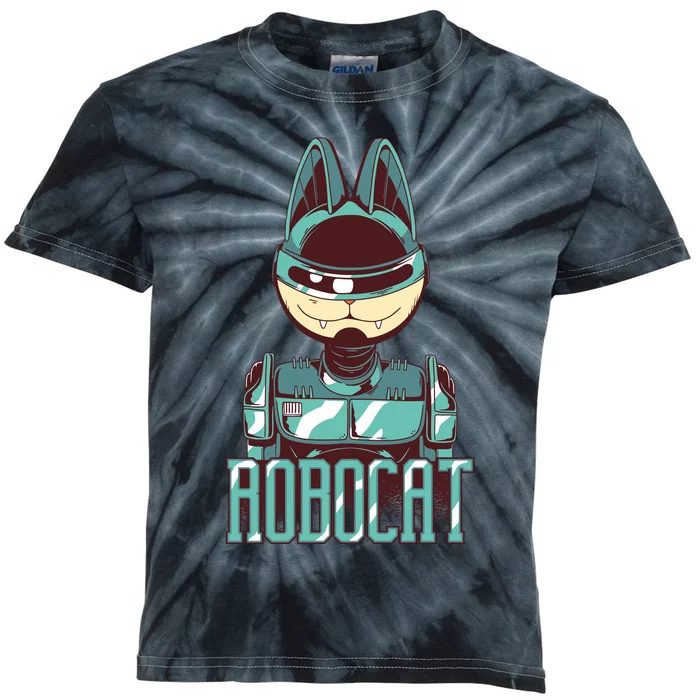 Robocat Kids Tie-Dye T-Shirt