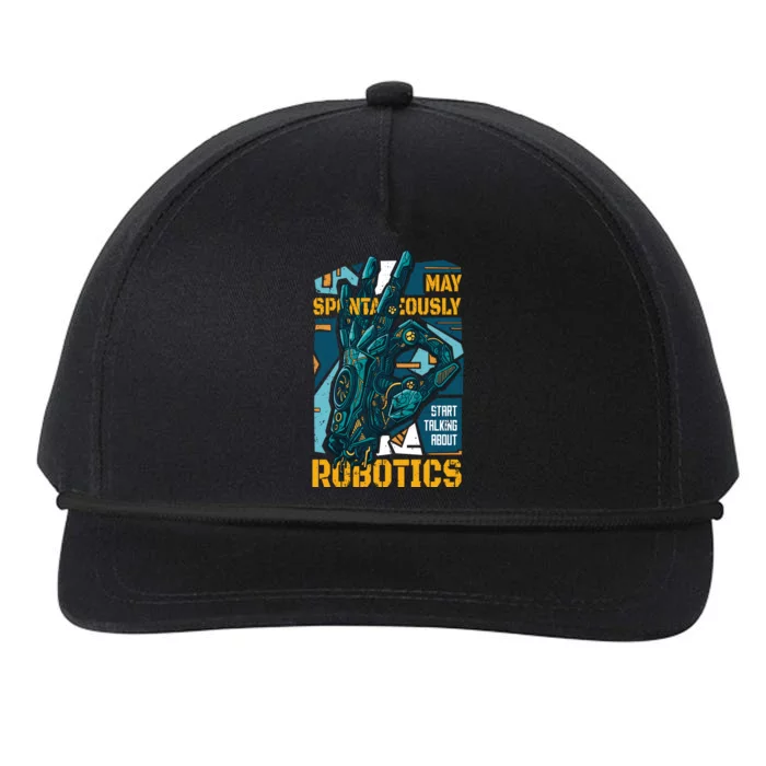 Robotics Snapback Five-Panel Rope Hat