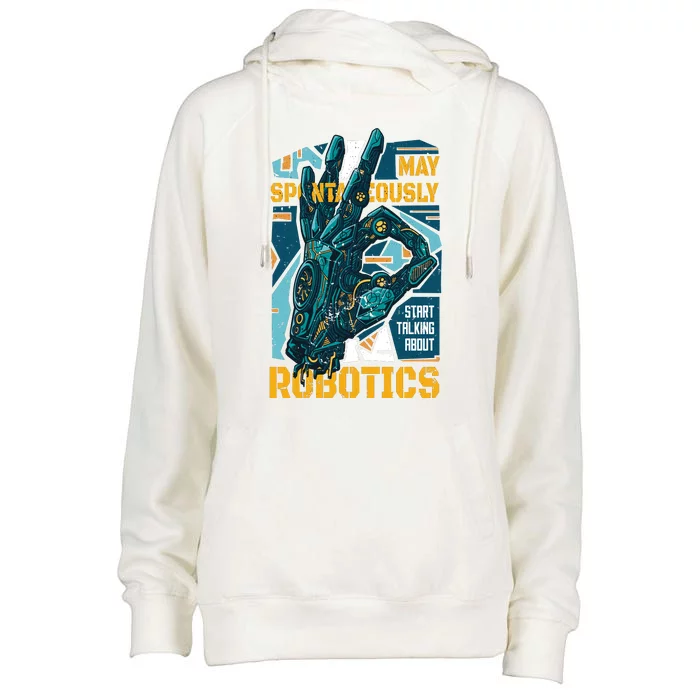 Robotics Womens Funnel Neck Pullover Hood