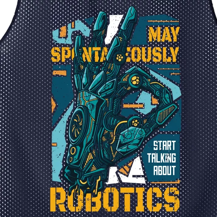 Robotics Mesh Reversible Basketball Jersey Tank