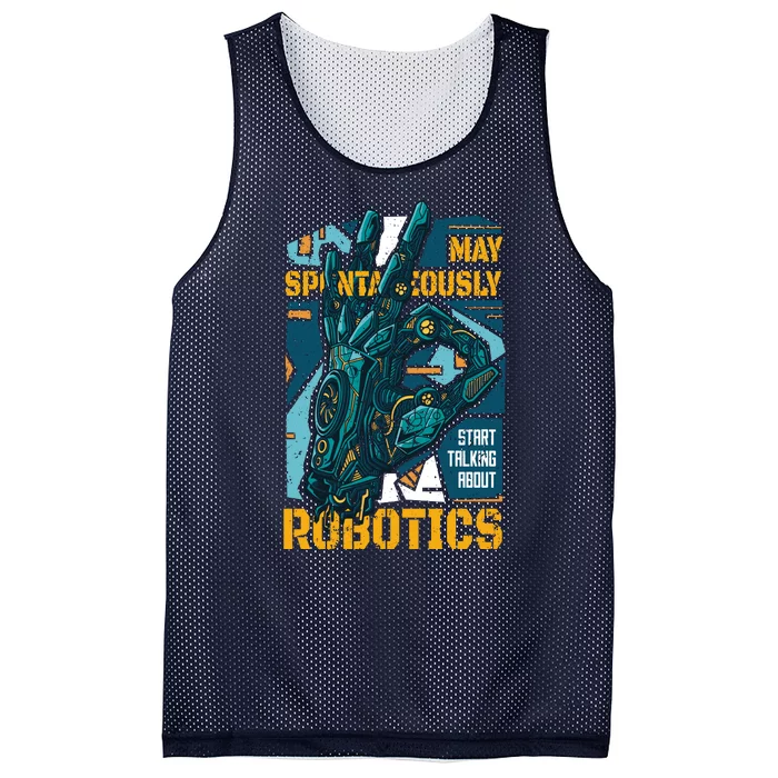 Robotics Mesh Reversible Basketball Jersey Tank