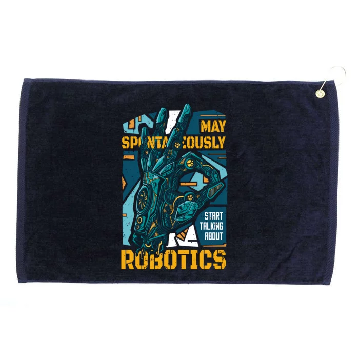 Robotics Grommeted Golf Towel