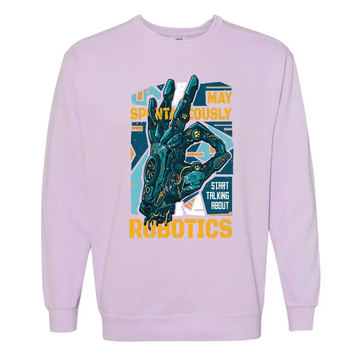 Robotics Garment-Dyed Sweatshirt