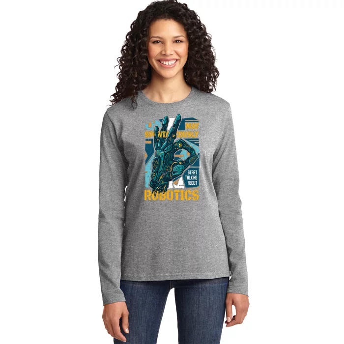 Robotics Ladies Long Sleeve Shirt