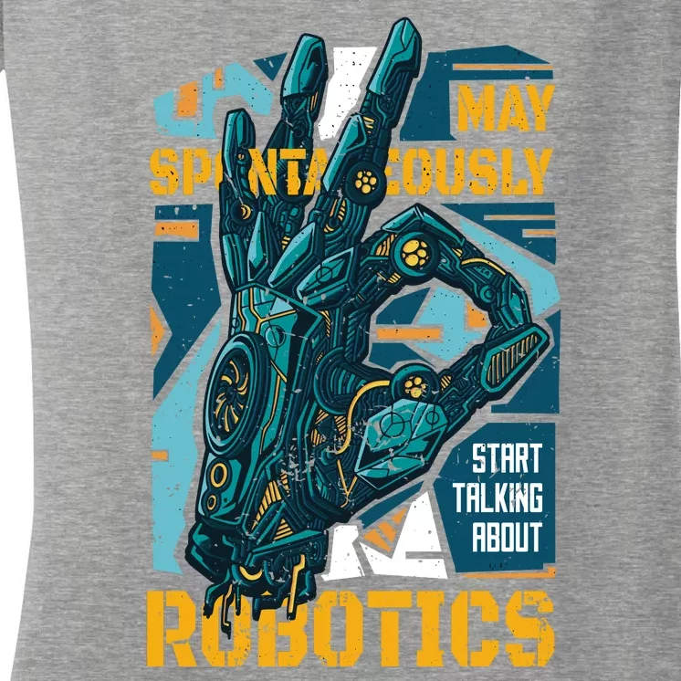 Robotics Women's V-Neck T-Shirt