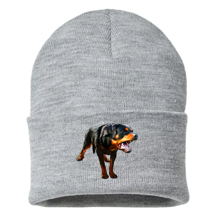 Rottweiler Sustainable Knit Beanie