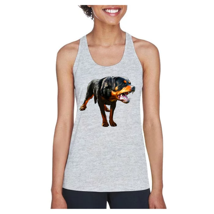 Rottweiler Women's Racerback Tank