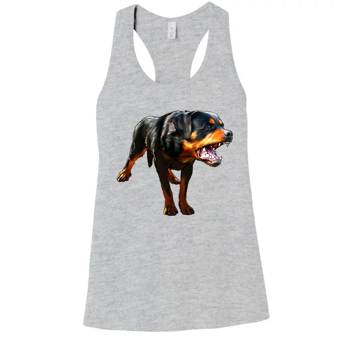 Rottweiler Women's Racerback Tank