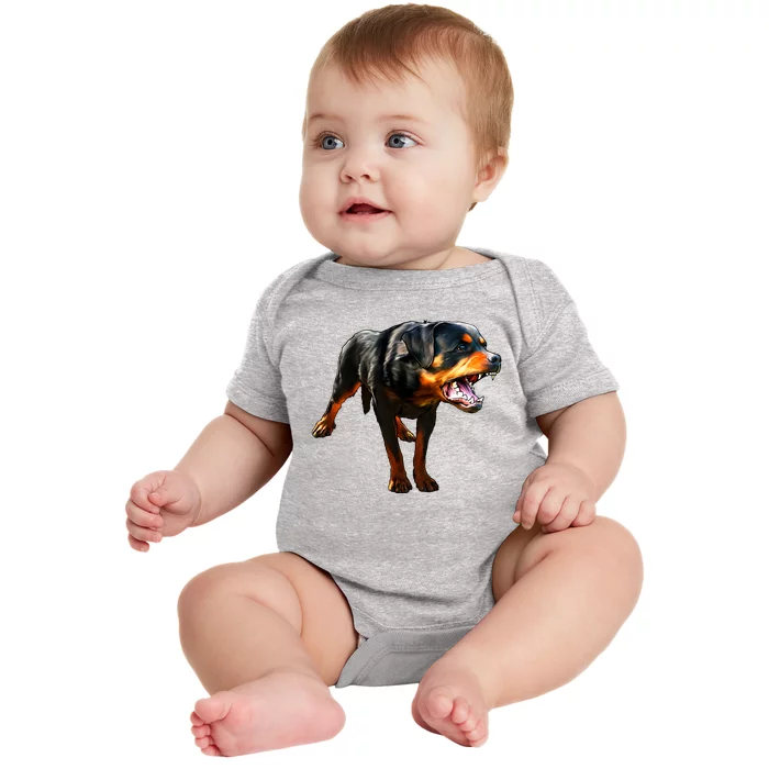 Rottweiler Baby Bodysuit