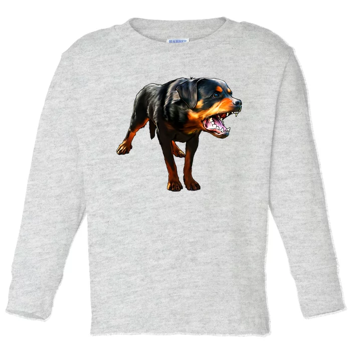 Rottweiler Toddler Long Sleeve Shirt