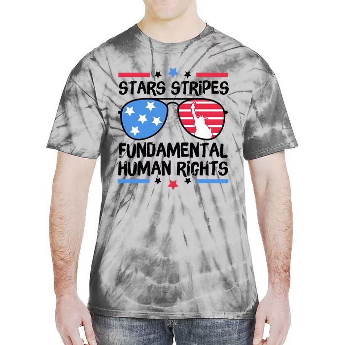 Repro Rights Patriotic 4th Of July Feminist Tie-Dye T-Shirt