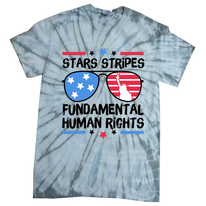 Repro Rights Patriotic 4th Of July Feminist Tie-Dye T-Shirt