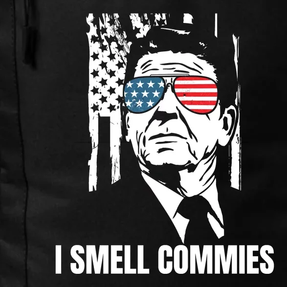 Ronald Reagan, President Reagan, I Smell Commies, Political Humor Daily Commute Backpack