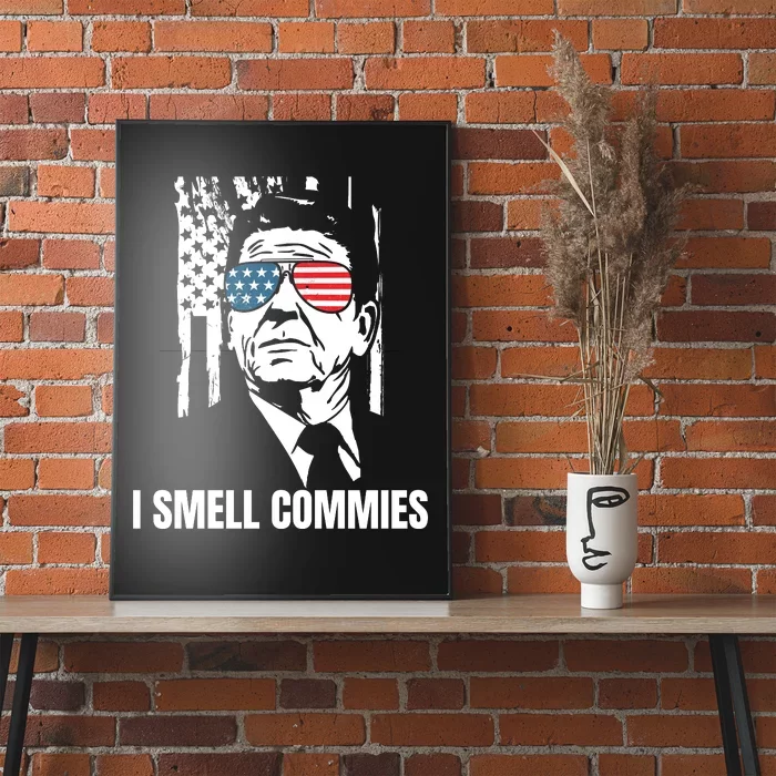 Ronald Reagan, President Reagan, I Smell Commies, Political Humor Poster