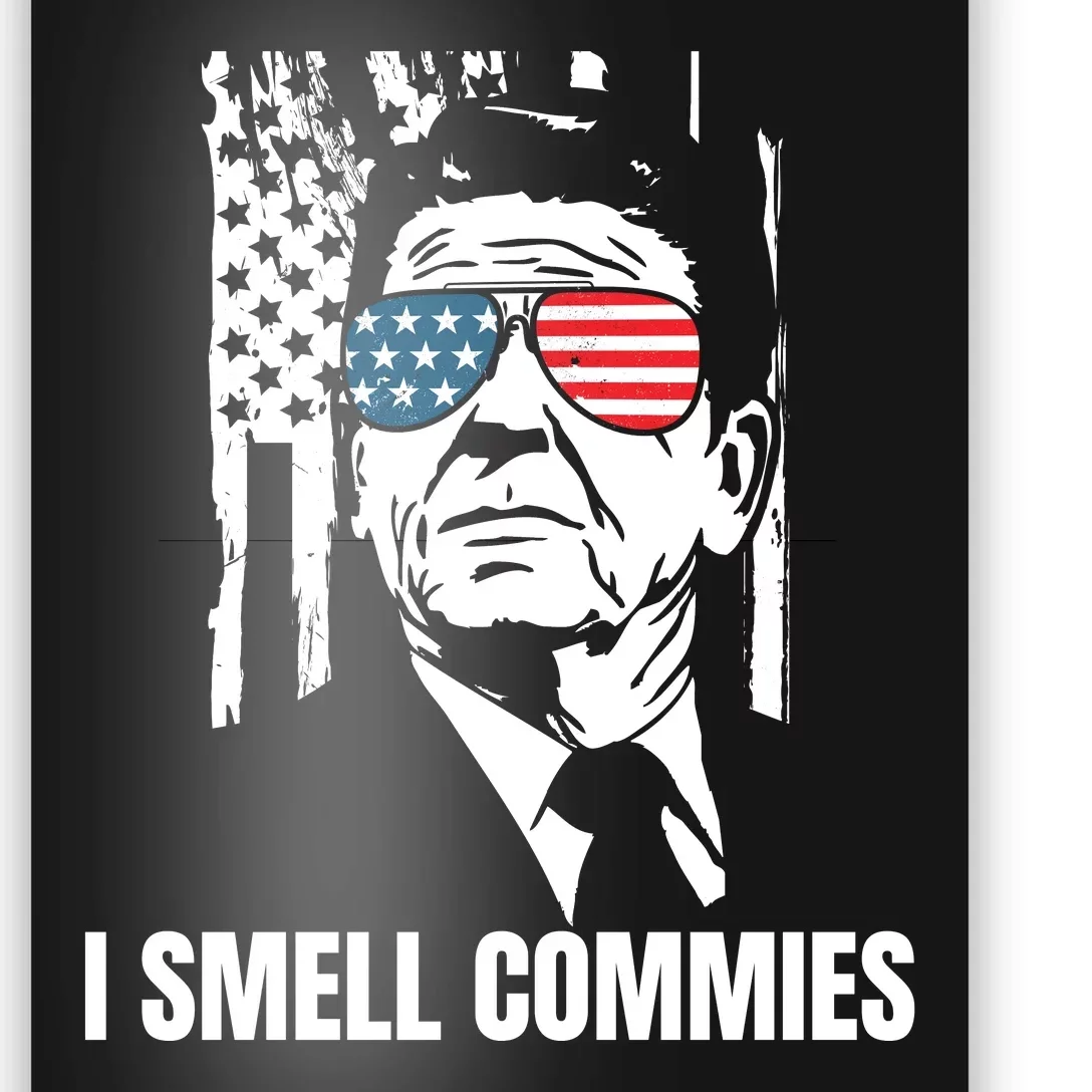 Ronald Reagan, President Reagan, I Smell Commies, Political Humor Poster