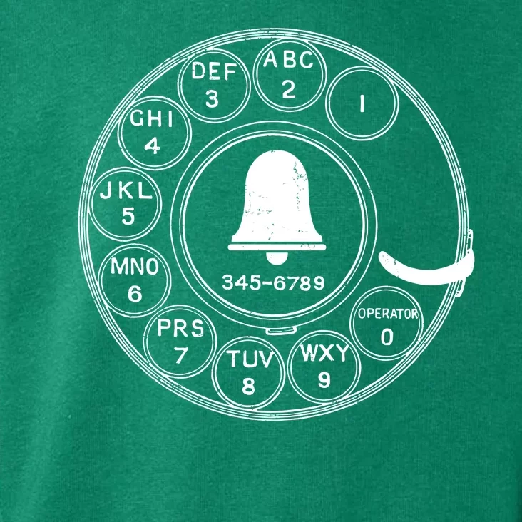 Retro Rotary Phone Dial Toddler Hoodie