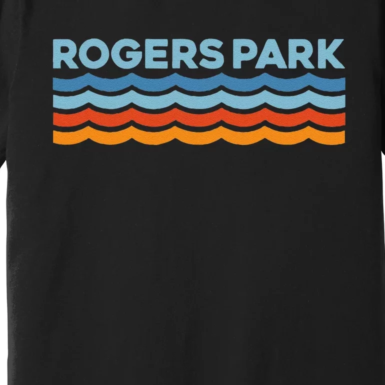 Retro Rogers Park Chicago Neighborhood Premium T-Shirt