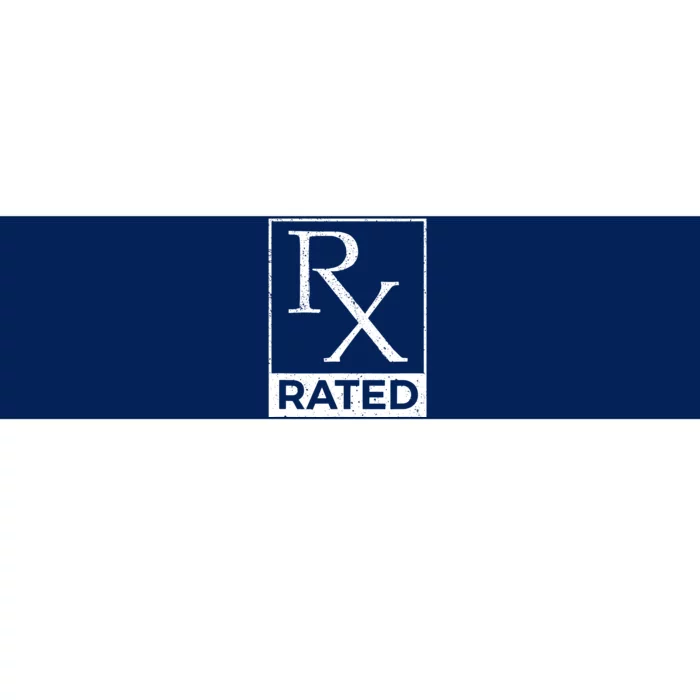 Rx Rated Pharmacology Pharmacist Medical Student Bumper Sticker