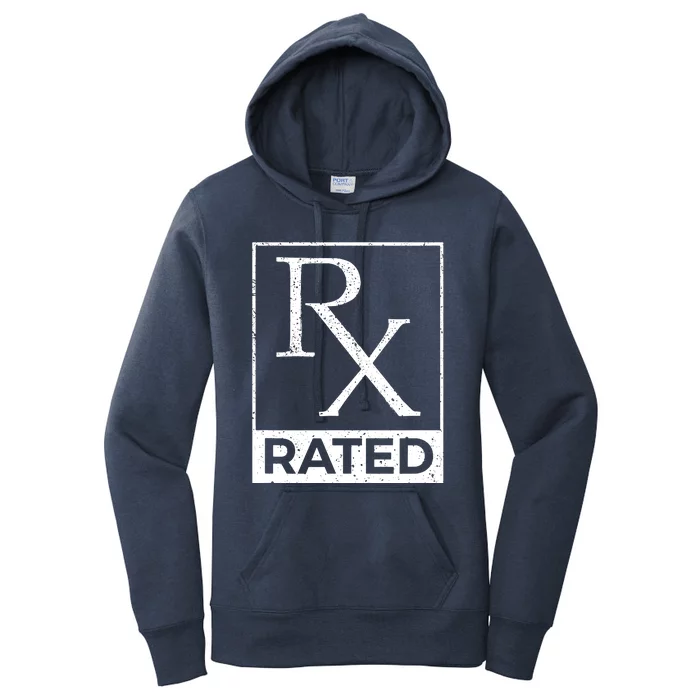 Rx Rated Pharmacology Pharmacist Medical Student Women's Pullover Hoodie