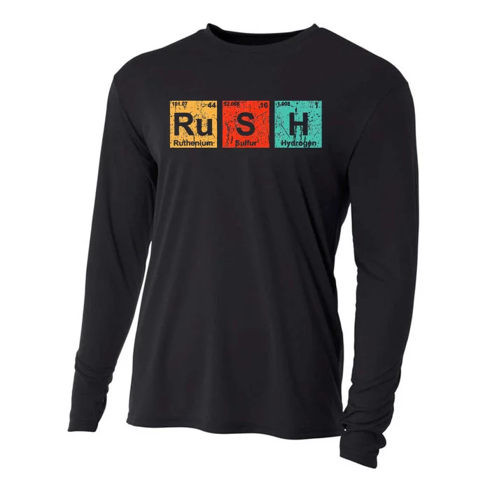 Rush (Rush) Periodic Table Elements Cooling Performance Long Sleeve Crew