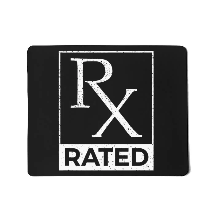 RX Rated Pharmacology Pharmacist Medical Student Mousepad