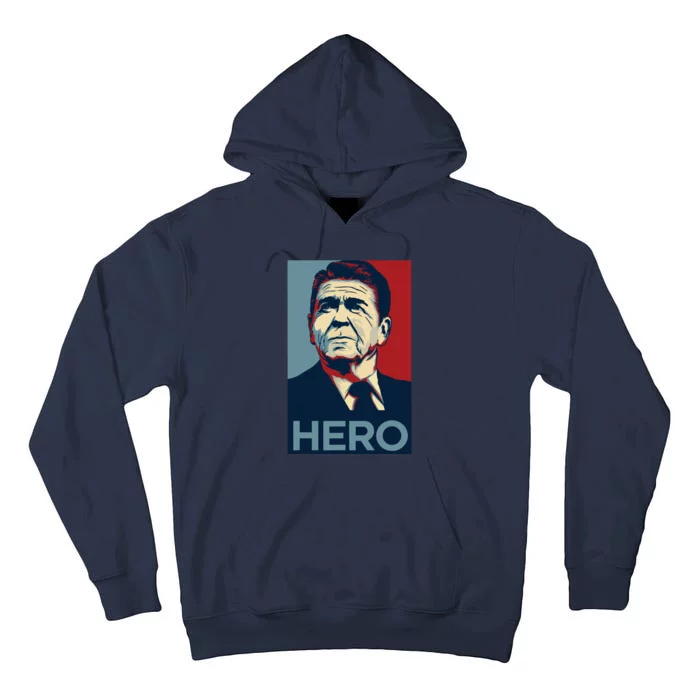 Ronald Reagan President Usa America Funny Tall Hoodie