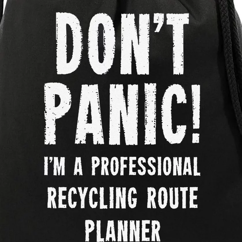 Recycling Route Planner Drawstring Bag