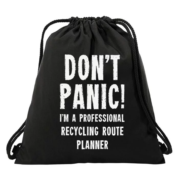 Recycling Route Planner Drawstring Bag