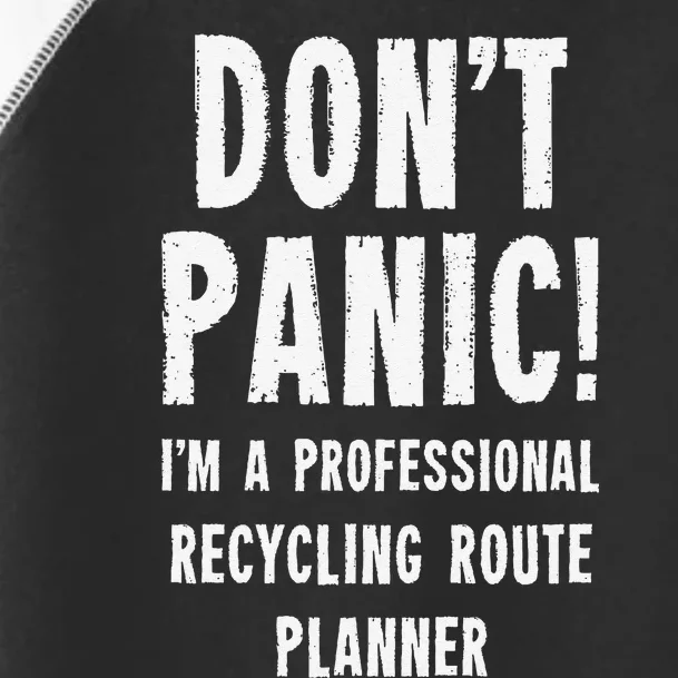 Recycling Route Planner Toddler Fine Jersey T-Shirt