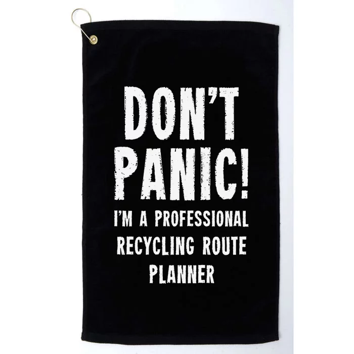 Recycling Route Planner Platinum Collection Golf Towel