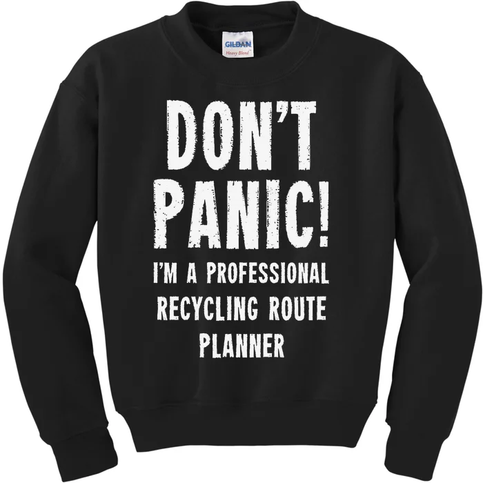 Recycling Route Planner Kids Sweatshirt