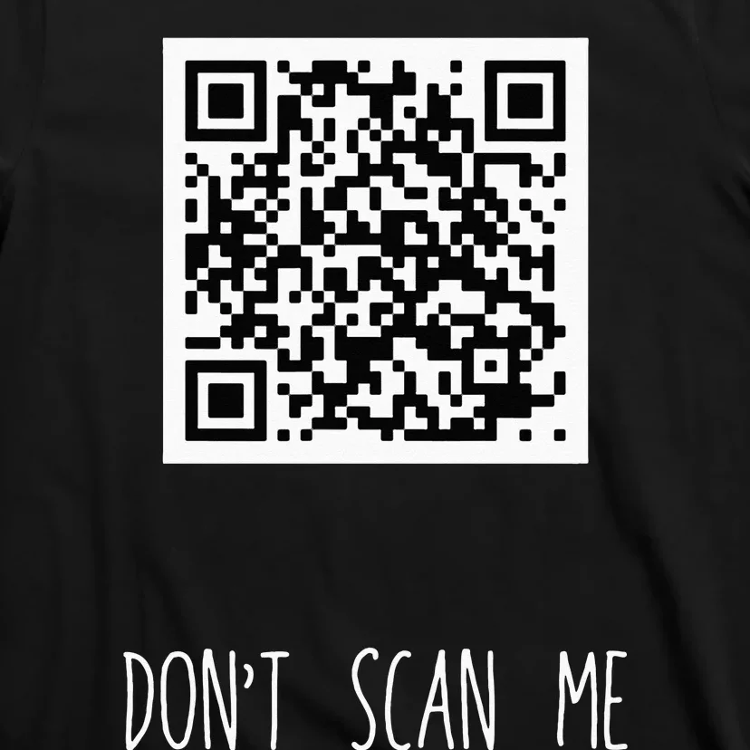 Rick Roll QR Scan Code Funny Joke T-Shirt