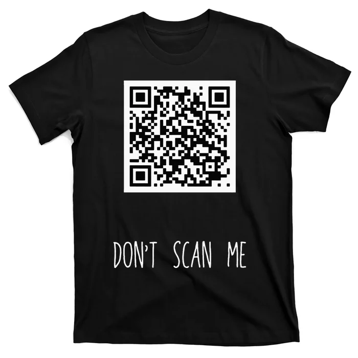 Rick Roll QR Scan Code Funny Joke T-Shirt