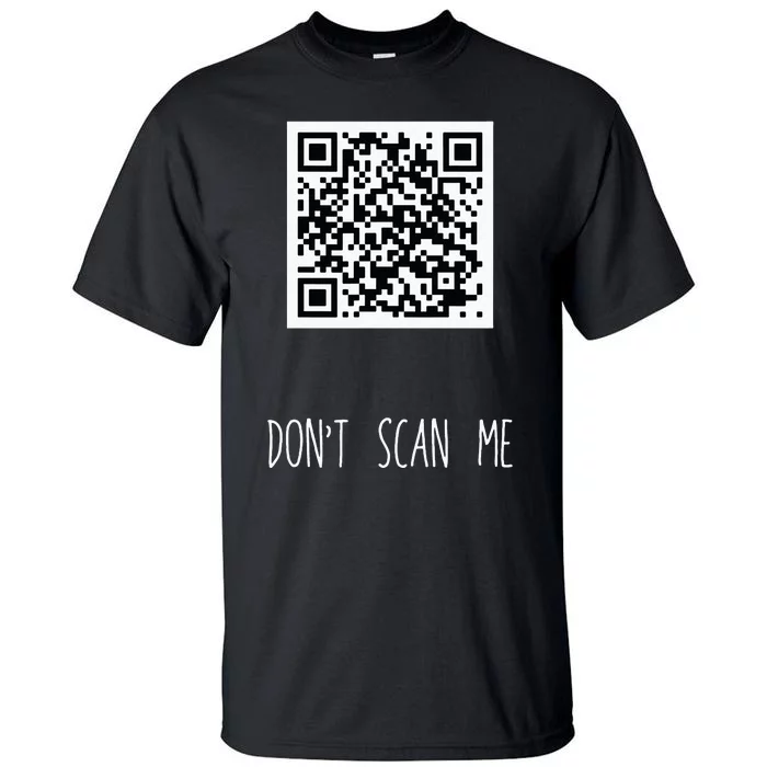 Rick Roll QR Scan Code Funny Joke Tall T-Shirt