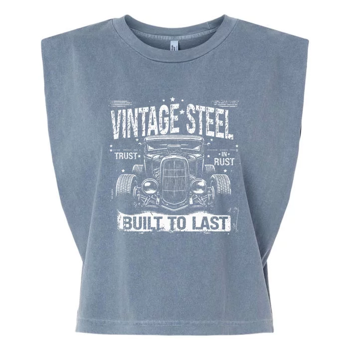 Rat Rod Quote Vintage Hot Rod Car Garment-Dyed Women's Muscle Tee