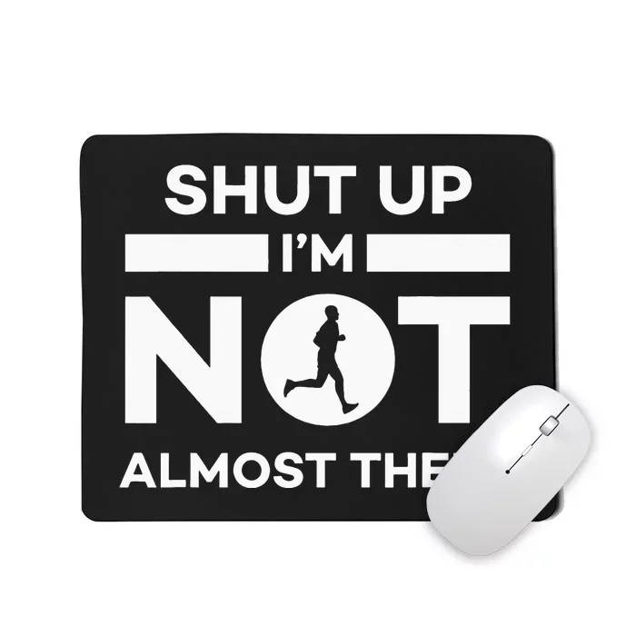 Retro Runner Runners Running Think About Why You Started Mousepad