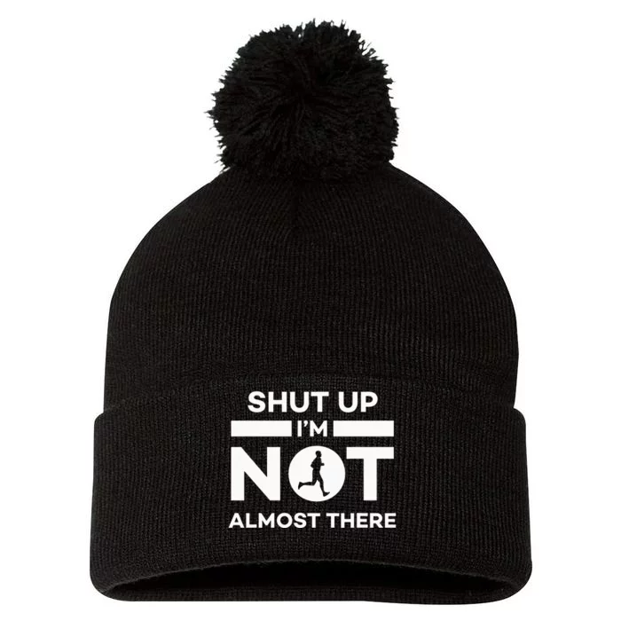 Retro Runner Runners Running Think About Why You Started Pom Pom 12in Knit Beanie