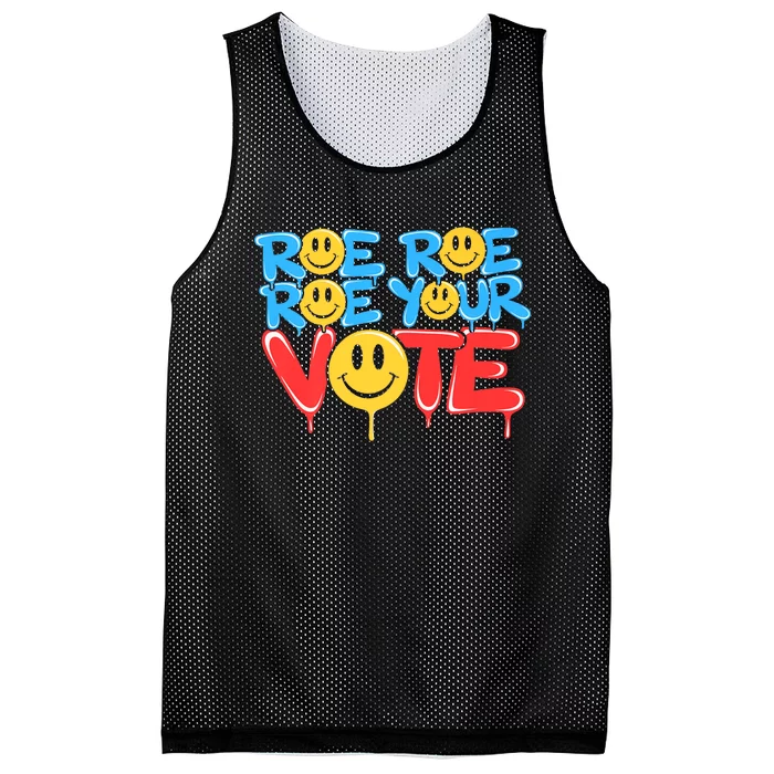 Roe Roe R.Oe Your Vote Right Political 2024 Election Mesh Reversible Basketball Jersey Tank