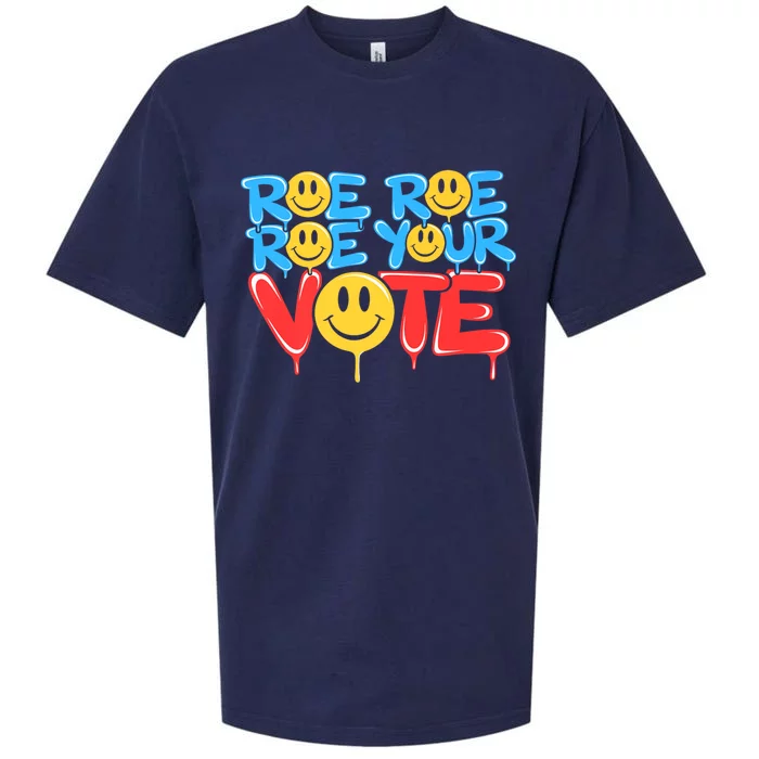 Roe Roe R.Oe Your Vote Right Political 2024 Election Sueded Cloud Jersey T-Shirt