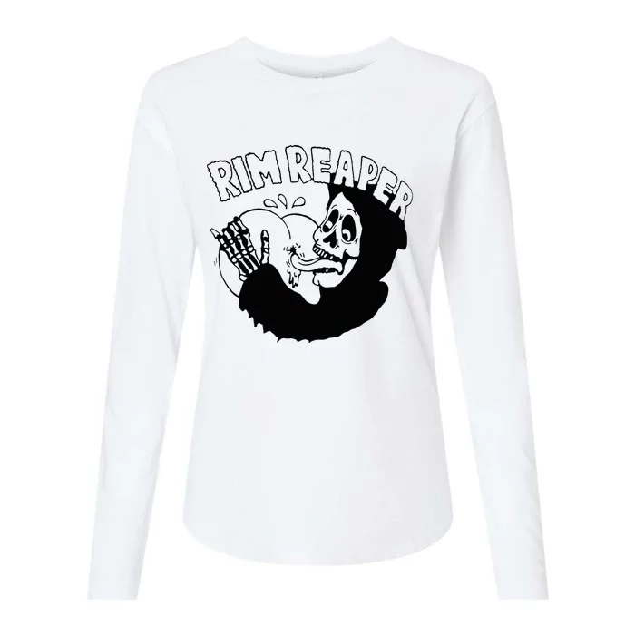 Rim Reaper Womens Cotton Relaxed Long Sleeve T-Shirt