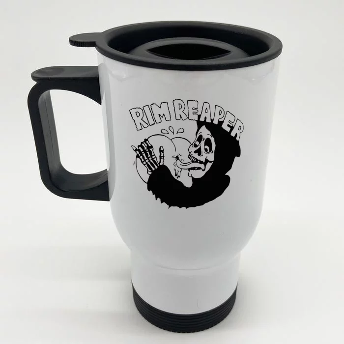 Rim Reaper Front & Back Stainless Steel Travel Mug