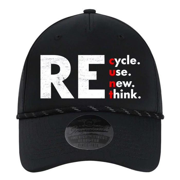 Recycle Reuse Renew Rethink Crisis Environmental Activism Performance The Dyno Cap