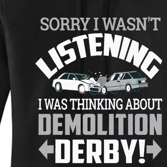 Road Rage Racer Demo Derby On Race Tracks Women's Pullover Hoodie