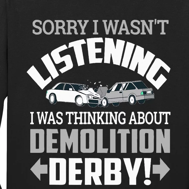 Road Rage Racer Demo Derby On Race Tracks Tall Long Sleeve T-Shirt