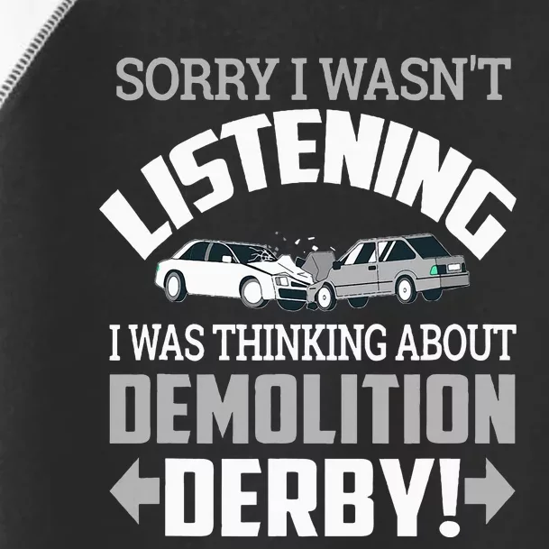 Road Rage Racer Demo Derby On Race Tracks Toddler Fine Jersey T-Shirt